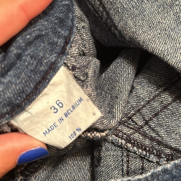 Go On Vintage 90s High Rise Pleated Wide Leg Jeans A25 - Picture 4 of 4